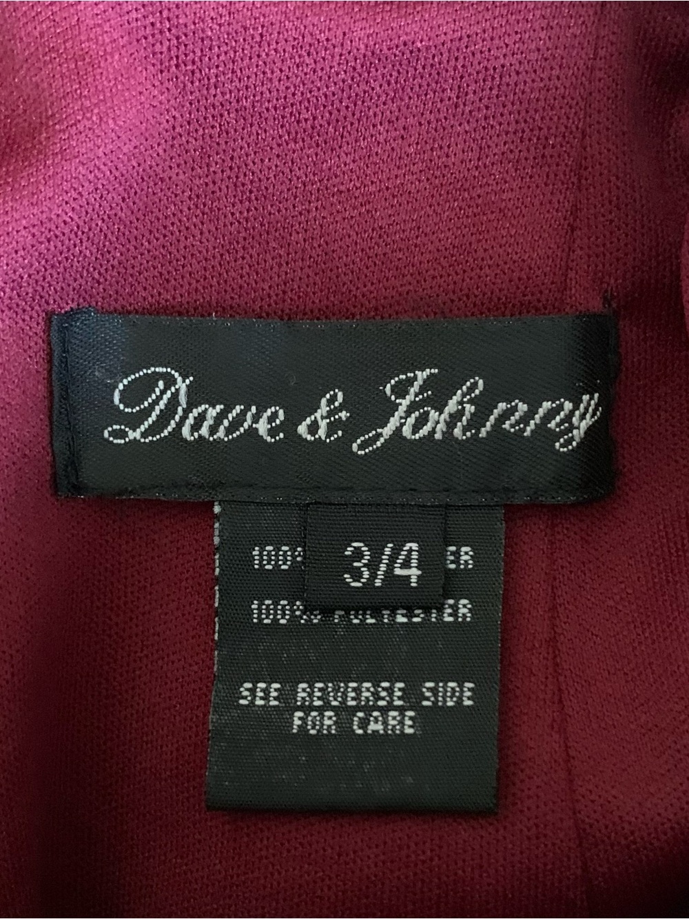 Dave & Johnny Homecoming Sparkly Short Dress Red Multicolor Size 3/4 - Picture 10 of 12